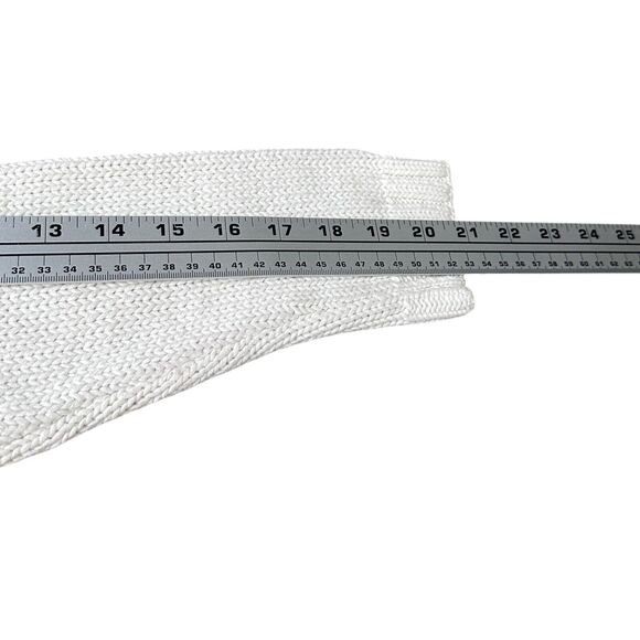 Vintage Liz Claiborne Dog Sweater Womens Small White Knit Cotton Pullover Birds - Picture 7 of 8